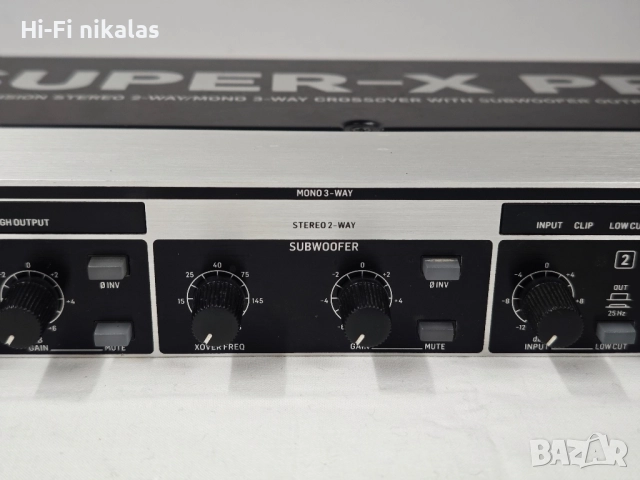 професионален кросоувър процесор BEHRINGER SUPER-X PRO CX2310, снимка 3 - Еквалайзери - 51855340