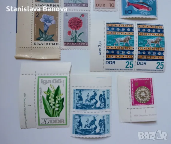 Пощенски марки от ГДР и България от 60-те, снимка 4 - Филателия - 55777935