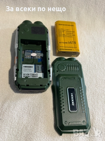 HODOO X9 Телефон удароустойчив водоустойчив телефон за възрастни хора, големи копчета, мощна батерия, снимка 17 - Други - 52684103