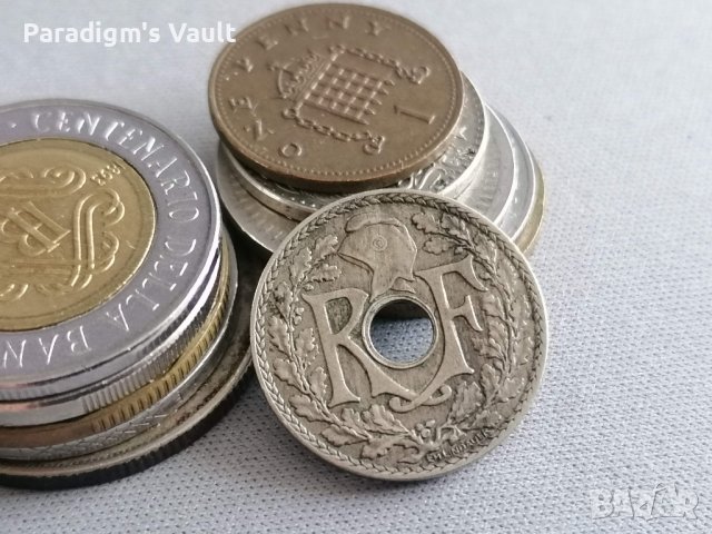 Mонета - Франция - 10 сентима | 1934г., снимка 2 - Нумизматика и бонистика - 41227938