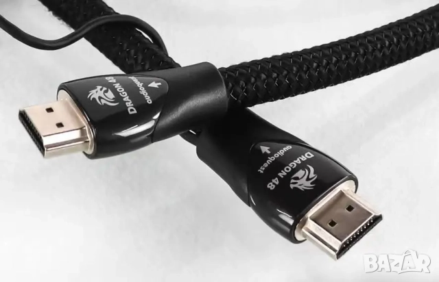 2 бр. HDMI кабели Audioquest Dragon 48 Solid PSS Silver, снимка 2 - Други - 52875380