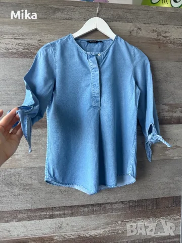 Дамска риза Massimo Dutti 100% лиосел, снимка 2 - Ризи - 56011989