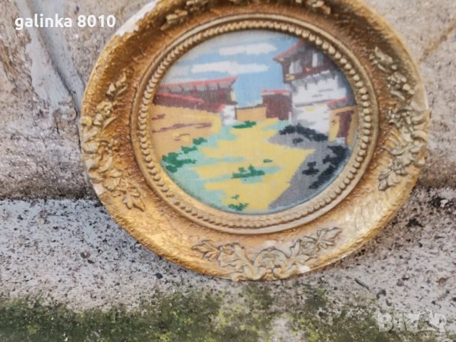 Малко красиво гобленче, снимка 2 - Антикварни и старинни предмети - 53400730