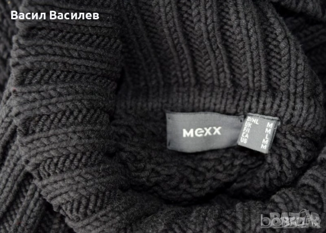 MEXX дамска блуза пуловер черна, снимка 3 - Блузи с дълъг ръкав и пуловери - 51933135