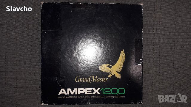 Ролка за магнетофон/ролков дек Ampex 1200, 18sm.540mt./ Made in U.S.A., снимка 5 - Декове - 41479585