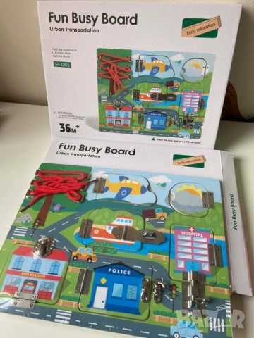 Бизиборд Busy Board , снимка 2 - Образователни игри - 53664589