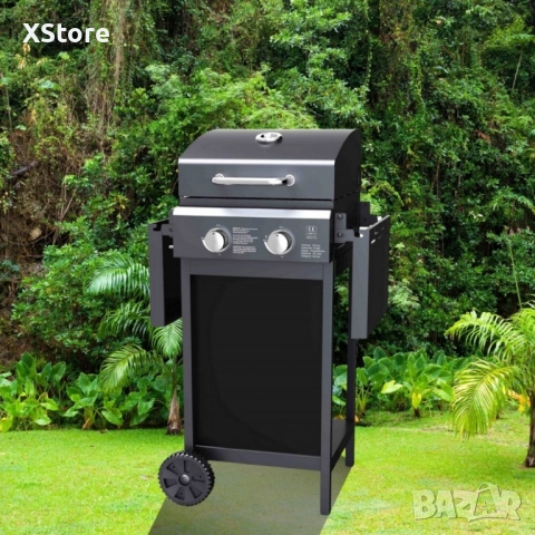 Газово барбекю Muhler с 2 горелки, 2x2.8kW, снимка 4 - Други стоки за дома - 51995591