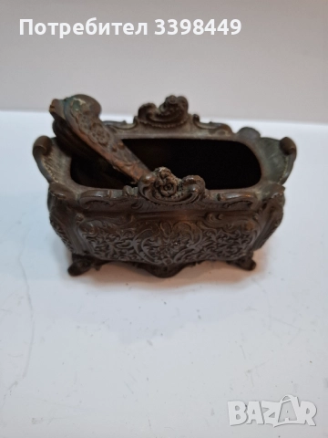 Античен бронзов декоративен саксия / кашпа. , снимка 8 - Антикварни и старинни предмети - 52681508