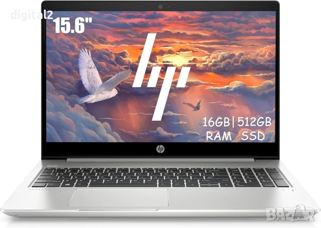 Лаптоп HP ProBook 450 G6 I5-8gen 15.6 ,16 GB ,512 Nvme SSD ,Алуминиев