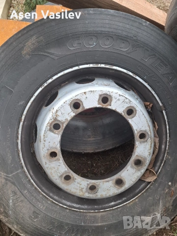 джанти за камион алуминиеви метални, снимка 3 - Гуми и джанти - 53643357