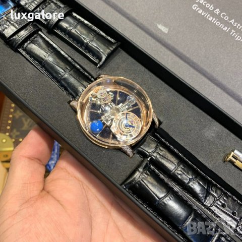 Mъжки часовник Jacob & Co. Astronomia Tourbillon с швейцарски механизъм, снимка 5 - Луксозни - 44492722