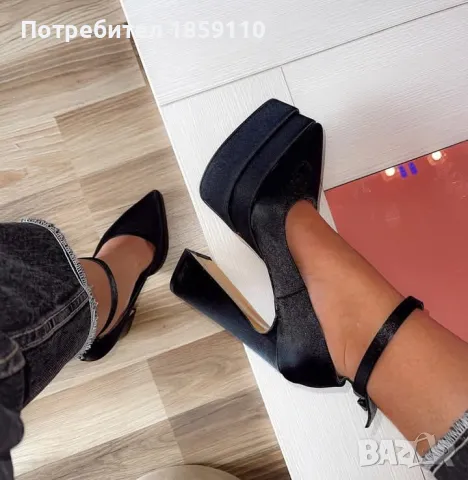 дамски обувки сатен , снимка 1