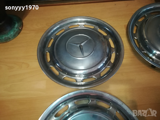 *МЕРЦЕДЕС РЕТРО ТАСОВЕ-4БР ИНОКС 1903240757, снимка 7 - Антикварни и старинни предмети - 44834264