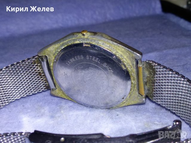 ORIENT AAA Crystal 21 JEWELS Стар МАРКОВ ЯПОНСКИ МЕХАНИЧЕН ЧАСОВНИК с Неръжд СТОМАНЕНА ВЕРИЖКА 36571, снимка 8 - Антикварни и старинни предмети - 39892680