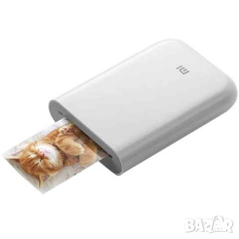 Преносим фотопринтер Xiaomi Mi Portable Photo Printer НОВ, снимка 3 - Принтери, копири, скенери - 53542274