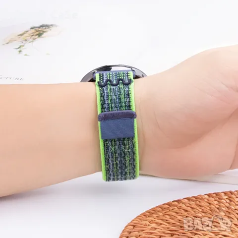 NYLON LOOP Каишка за смарт часовник Huawei Watch/Samsung/Apple/Xiaomi/Garmin/Amazfit/Casio/Honor, снимка 7 - Каишки за часовници - 47850700