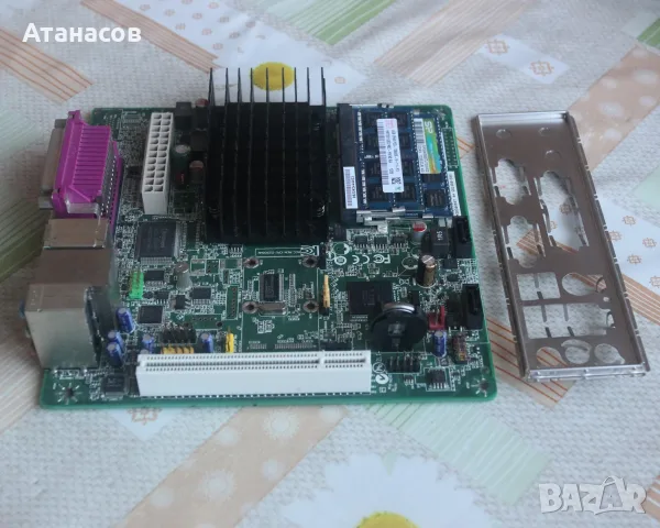 Intel Desktop Board D2500HN дънна платка + RAM, снимка 6 - Дънни платки - 55979151
