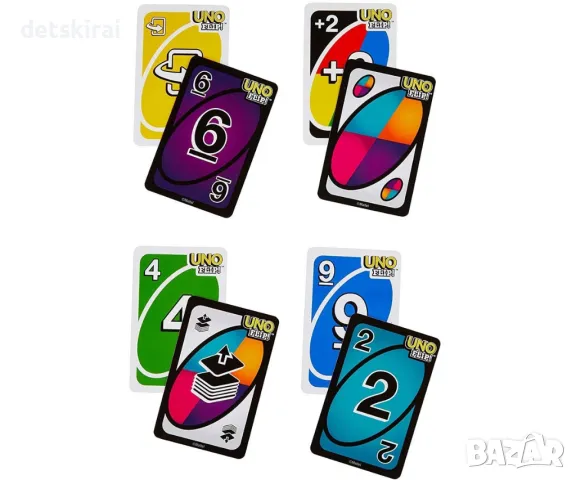 Карти за игра UNO Flip, снимка 4 - Игри и пъзели - 49458271