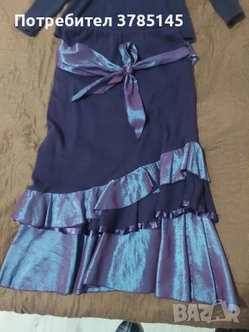 Дамски комплект блуза и пола - Италиански - размер L, снимка 3 - Якета - 52482414