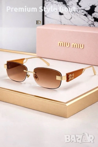 очила miu miu prada Gucci с калъф ,кутия и ув защита , снимка 2 - Слънчеви и диоптрични очила - 53634319