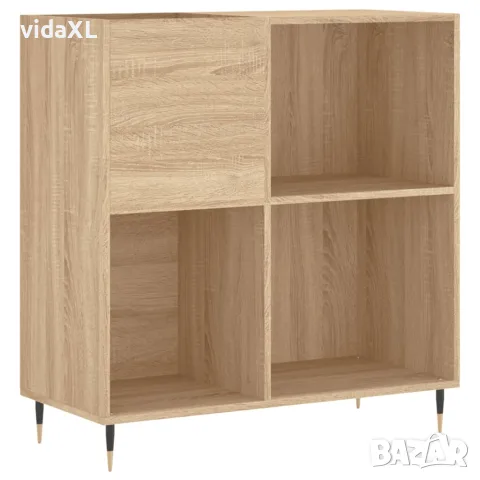 vidaXL Шкаф за винилови плочи сонома дъб 84,5x38x89 см инженерно дърво, снимка 1 - Шкафове - 56148126