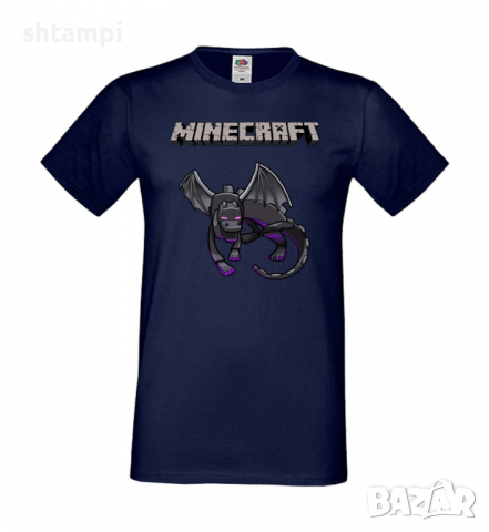 Мъжка тениска Ender Dragon 2,Minecraft,Игра,Забавление,подарък,Изненада,Рожден Ден., снимка 12 - Тениски - 36494491