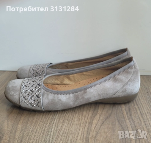 Gabor женски обувки от истински велур 38 р Германия, снимка 9 - Дамски ежедневни обувки - 51498390