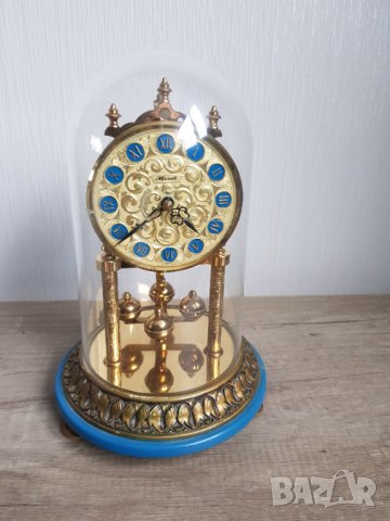 Немски настолен кварцов часовник HERMLE, снимка 2 - Антикварни и старинни предмети - 35926540