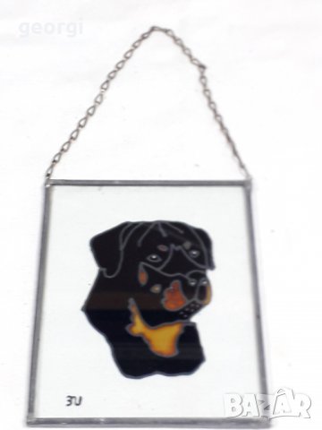Витражно пано за стена куче ротвайлер   4/4, снимка 4 - Декорация за дома - 34503642