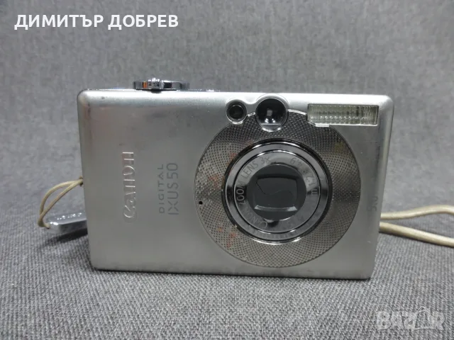 ЦИФРОВ ФОТОАПАРАТ CANON DIGITAL IXUS 50 5.0MP CCD DIGITAL CAMERA Y2K DIGICAM, снимка 2 - Фотоапарати - 55722648