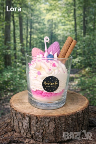 Ръчно изработена ароматна свещ