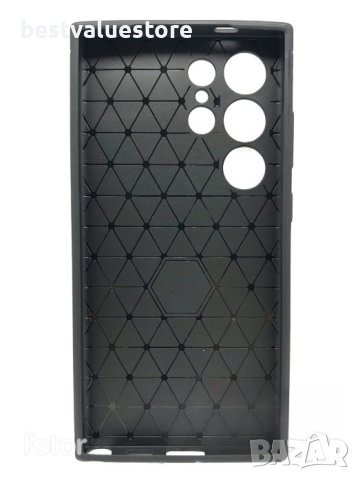 Samsung Galaxy S24 Ultra Carbon Premium Case Black / Самсунг Галакси Ес 24 Ултра Калъф Черен, снимка 2 - Калъфи, кейсове - 44335397