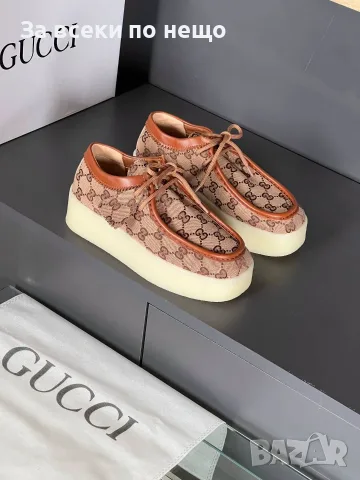 Gucci Луксозни Дамски Обувки Тип Мокасини/Уолки На Платформа Код SEM-764