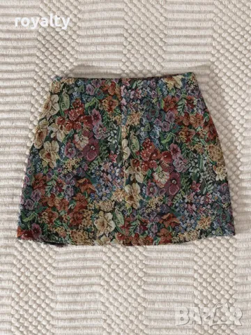 Флорална, бродирана, жакардова пола в Бохо стил 🍋, снимка 2 - Поли - 49205953
