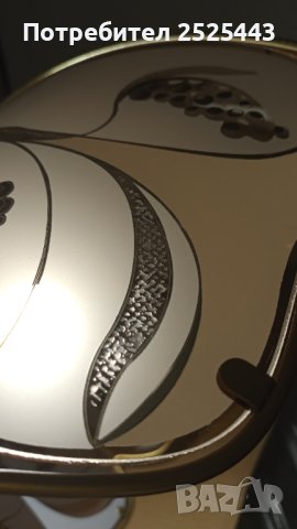 Абажур (Полилей) метален със 7 стъкла и Нова LED крушка Е27 9W 4000K, снимка 9 - Лампи за таван - 41704119