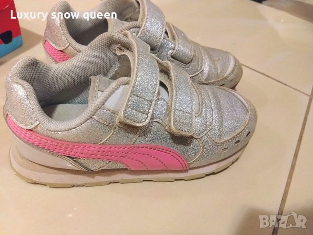Детски маратонки puma 26 сребърни 