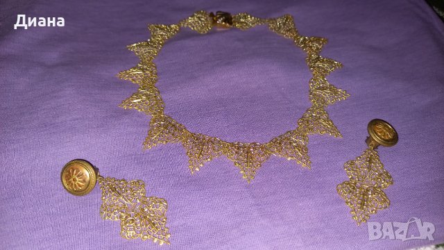 Страхотен комплект "Ажур", снимка 2 - Бижутерийни комплекти - 39248413