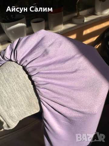 ZARA  рокля без презрамки – пастелно лилава, снимка 5 - Рокли - 53576987