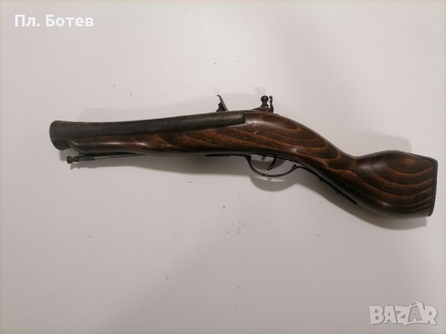 Стар кремъчен пистолет , снимка 6 - Антикварни и старинни предмети - 39965335