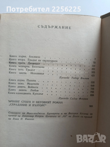 Страдание и възторг, снимка 2 - Художествена литература - 53237387
