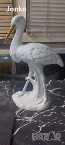 Статуетка щъркел Fena Porzellan