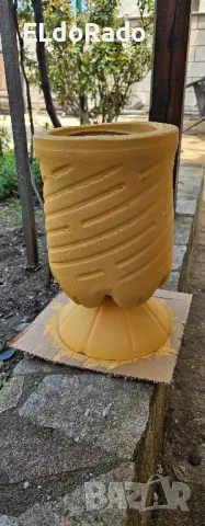 бетонна кашпа/саксия , снимка 6 - Саксии и кашпи - 49848819
