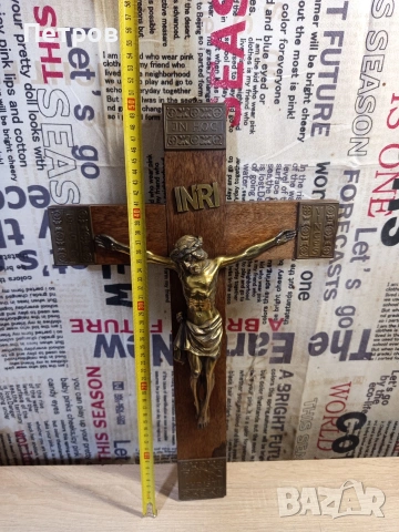 Разпятие/кръст, снимка 8 - Антикварни и старинни предмети - 53578084