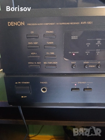 7.1 ресийвър Denon AVR-1801, снимка 3 - Ресийвъри, усилватели, смесителни пултове - 52369063