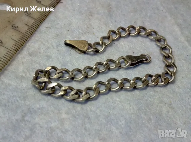 КЛАСИЧЕСКА ВИНТИДЖ ПЛЕТКА СРЕБЪРНА ГРИВНА СРЕБРО 900 МАЙСТОРСКА РЪЧНА ИЗРАБОТКА 47585, снимка 6 - Гривни - 49757827