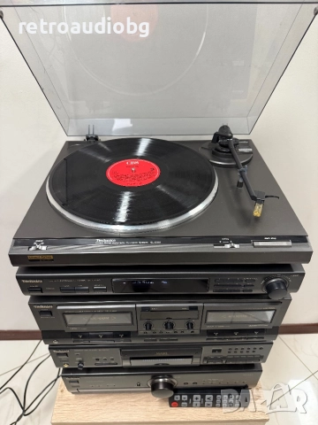 🔊Ретро аудио система - сет TECHNICS - усилвател, сд плеър, двукасетъчен дек, тунер и грамофон🔊, снимка 4 - Аудиосистеми - 52804880