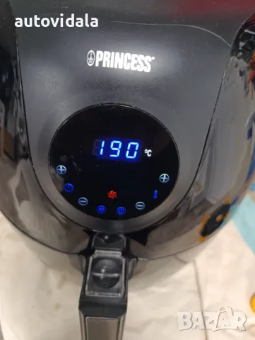  Air Fryer Princess 182050, 5.2л., Дигитален  1800W, Черен за части , снимка 6 - Фритюрници - 48940583