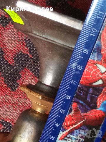 Свещник стар метален 34200, снимка 8 - Колекции - 38955259