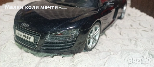 Метална кола Audi R8 ,1:18 , Kyosho, снимка 8 - Колекции - 53290315