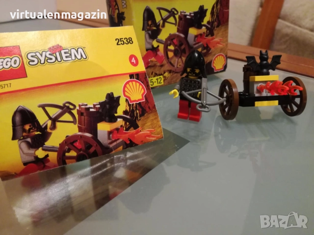 Конструктор Лего - LEGO Castle 2538 - Fright Knights Fire Cart, снимка 4 - Колекции - 50181904